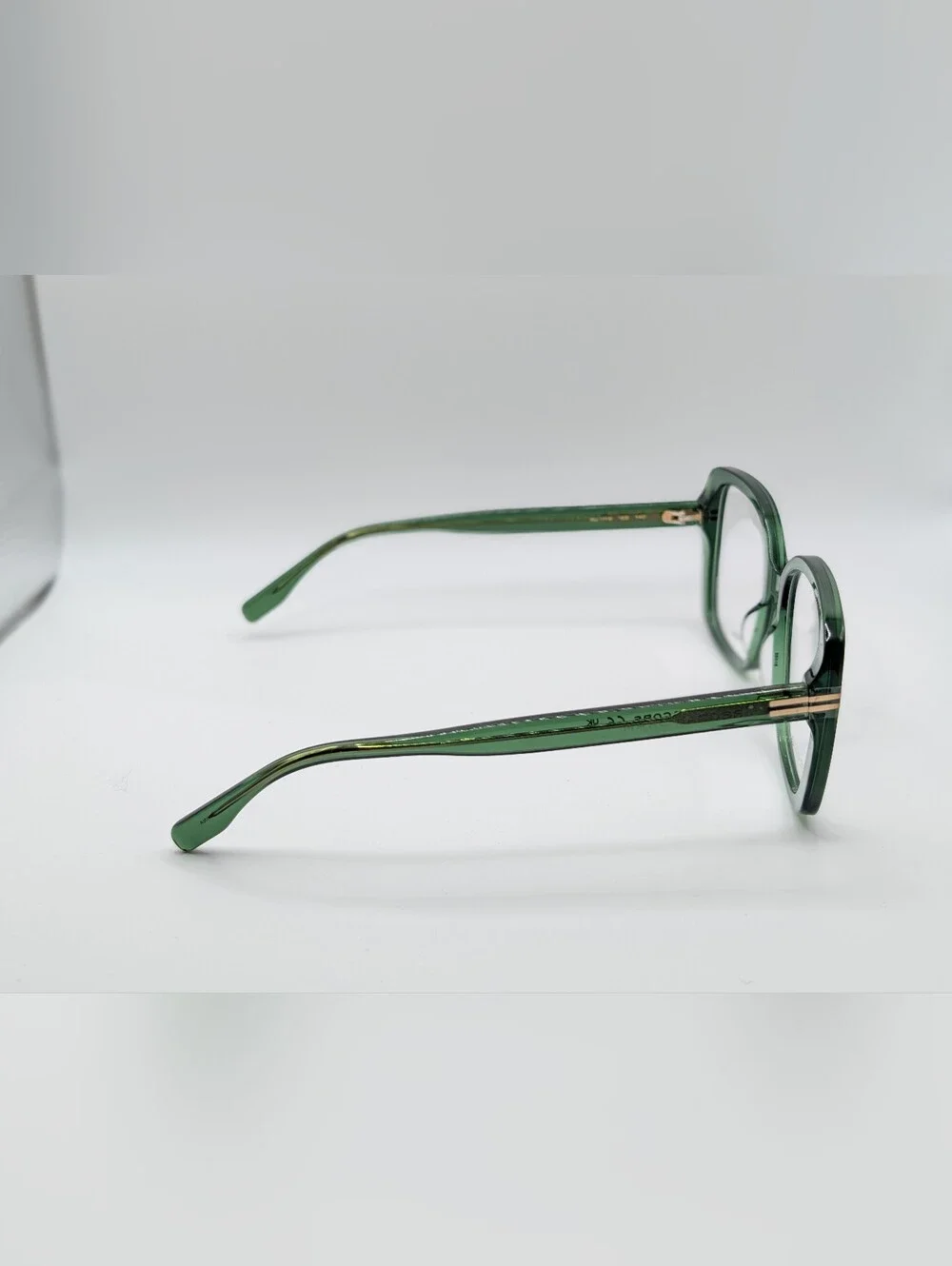 NWT Marc Jacobs MJ 1115 Translucent Green Oversized Glasses Frames + Case 55mm